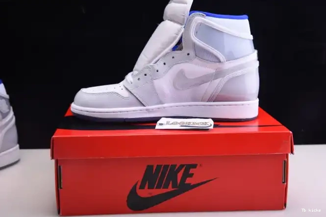 Cheap TBK 1 High Air White CK6637-104 Blue Zoom Jordan Racer Retro 0624